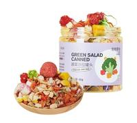Hamster Chew Toys, 45g Chew Toys Snacks for Bunny, Freeze-Dried Hamster Chews, 10 Types Teeth Grinding Toy, Healthy Birds Treats for Chinchilla Gerbil