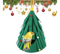 Hamster Christmas Tree, Guinea Christmas Tree - Warm Cosy Small Animal Christmas Bed Guinea Hideaway - Guinea House, Christmas Animal Beds for Hamsters, Guinea