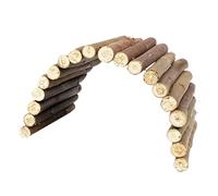 Hamster Climbing Bridge Wooden Natural Portable Entertainment Ladder