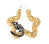Hamster Climbing Rope,Bendable Parrot Jumping Supplies - Gerbil Exercise Toys - for Macaw Conure Budgies Animal Lovers Trainers Shelters Bedroom Study Office Apartment Cage