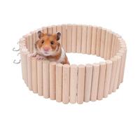 Hamster Climbing Toys | Small Animal Cage Accessories Chew Fence | Hamster Wooden Bridge | for Mouse Chinchilla Reptile Gerbil Chipmunk Sugar Glider Pet