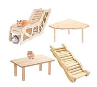 Hamster Climbing Toys Wooden Cage Climbing Maze