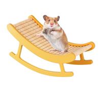 Hamster Climbing Toys - Wooden Ladder for Hmaster Bridge Guinea Pig Enrichment Toy Interactive Hamster Cage Accessories for Chinchilla, Rat, Gerbils, Mice and Small Animals