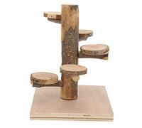 Hamster Climbing Wooden Stand Platform Small Animals Activity Playground for Mini Pets Such as Hamsters Rats Pets to Climb and Play Games
