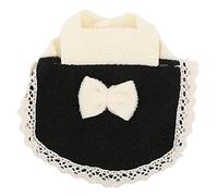 Hamster Cloak Soft Fleece Mini Pet Clothes with Lace Design for Small Animal Parties Photo Shooting (M)