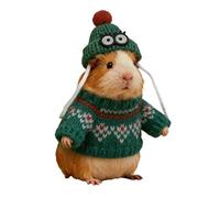 Hamster Clothes, Animal Hoodie Sweater Knitted Outfit, Soft and Comfortable Pet Clothing for Small Animals, Durable Knitted Accessory with Stretch Fit, Animal Apparel with Adorable Design