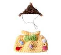 Hamster Clothing - Knitted Suit with Sweater and Hat for Pets, Breathable Clothes Small Pets | For Hamster Pig Chinchilla Urchin Gerbill