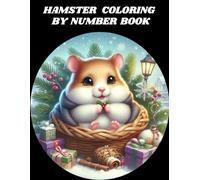 HAMSTER COLORING BY NUMBER BOOK