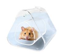 Hamster Cooling House - Safe Waterproof Instant Cooling Cave Fully Transparent Cage for Small Animals Habitat | for Home, Bedroom, Office, Balcony, d