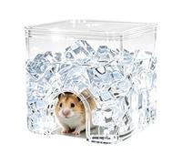 Hamster Cooling House Transparent Cold Cave