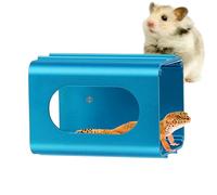 Hamster Cooling Tunnel - Aluminium Hamster Instant Cooling Metal House | Effective Temperature Space Saving Small Animal Habitats Nest | Summer Cooling Cave for Small Animals