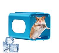 Hamster Cooling Tunnel - Hamster Metal House with Instant Cooling | Space-Saving Hiding Place with Cooling Effect for Lemmings Hedgehog Dwarf Shape Squirrel