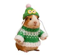 Hamster Costume | Knitted Pet Sweater - Breathable Clothes for Small Pets,for Hamster Gerbil Guinea Pig Ferret Chinchilla