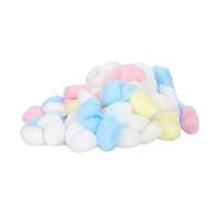 Hamster Cotton Balls Filler, Colorful Soft Bedding for Small Pets, Natural Long-Staple Cotton Warm House, 39g