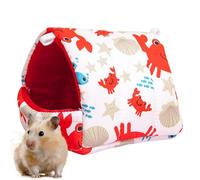 Hamster Cozy House,Cotton Small Animal Nest Warm House - Small Animal House for Small Hamsters, Gold Silk Bear Hamsters, Hedgehogs, Dwarf Hamsters, Guinea Pigs Novent