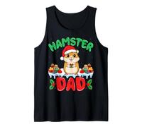 Hamster Dad Xmas Holiday Cute Hamster Lover Father Christmas Tank Top