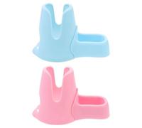 Hamster Drinking Bottle Holder Plastic Stand 2pcs for Daily Use | Easy to Install and Remove, Stable Bracket Design, Suitable for Hamsters and Rats in Everyday Watering