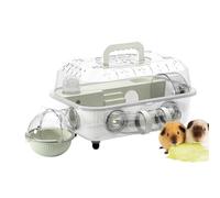 Hamster Enclosure Detachable Clear 2-Layer Habitat