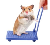 Hamster Enrichment Toys,Foldable Bed with Wheels - Hamster Stuff Accessories,for Rodents Small Animals Pets Kids Children Home Cage Photo Props