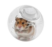 Hamster Exercise Ball,Clear Gerbils Running Ball with Vertical Ventilation Holes & Dual Snap-Lock Lids for Small Pets Hamsters