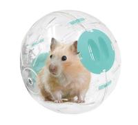 Hamster Exercise Ball, Clear Portable Run-about Exercise Ball, Silent Transparent Chinchillas Wheel Toy, Escape-Proof Small Pet Supplies For Dwarf Fitness Sports Play Indoor Outdoor Guinea Gerbil Cage