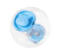 Hamster Exercise Ball - Transparent Silent Running Ball | Durable plastik Hamster Toy | Lightweight Escape-Proof Design | Breathable Ventilation Holes | Easy-Clean surfac, Small Animal Cage Accessory