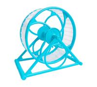 Hamster Exercise Wheel - Plastic Track, Stealth Rotation Platform, Non-Slip Texture, Compact Pet Fitness Loop Movement, Slide Function