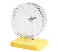 Hamster Exercise Wheel - Small Animal Running Toy, Quiet Double-Bearing Design with Smooth Rotation, Durable Pet Accessory with Safe Construction, Versatile Fitness Wheel for Hamsters, Mice, Gerbils