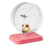 Hamster Exercise Wheel - Small Animal Running Toy, Quiet Double-Bearing Design with Smooth Rotation, Durable Pet Accessory with Safe Construction, Versatile Fitness Wheel for Hamsters, Mice, Gerbils