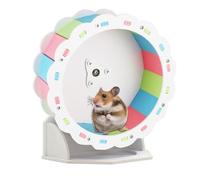 Hamster Exercise Wheels, Hamster Running Wheels, Wooden Hamster Wheel, Hamster Wheel, Bring Endless Running Happiness to Your Little Hamster, Diameter 22cm(Need to Assemble by Yourself)