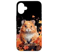 Hamster Face Portrait Teddy Bear Hamster Small Pet Case for iPhone 16 Plus