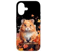 Hamster Face Portrait Teddy Bear Hamster Small Pet Case for iPhone 17