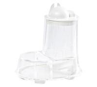 Hamster Feeder - Automatic Small Pet Food Dispenser, Clear Container with Stable Base, Easy Refill Design, Compact Size | Ideal Accessory for Hamsters, Gerbils, Mice, Rabbits, Rodents, Daily Feeding,