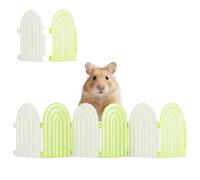 Hamster Fence Toys - Detachable Small Animal Toys for Hamster Cage Accessories Odor-Free Habitat Decor for Guinea Pigs, Rat, Chinchilla, Gerbils
