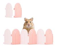 Hamster Fence Toys - Detachable Small Animal Toys for Hamster Cage Accessories Odor-Free Habitat Decor for Guinea Pigs, Rat, Chinchilla, Gerbils