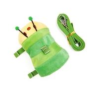 Hamster Ferrets Harness And Leash Set None Pulling Walking Vests With Safe Bells For Rabbits Other Small Animals Walking Vests With Safe Bells