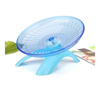 Hamster Flying Saucer Silent Running Wheel, 12 Inch, Suitable for Guinea Pigs, Hamsters, Hedgehogs and Other Small Animals to Ensure Safe Exercise (Blue)