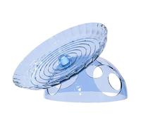 Hamster Flying Saucers Exercise Wheel with Hideouts House Quiet Rotate Hamster Running for Small Pet Quiet Flying Saucers Exercise