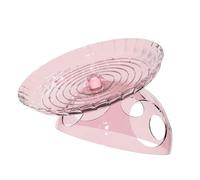 Hamster Flying Saucers Exercise Wheel with Hideouts House Quiet Rotate Hamster Running for Small Pet Ergonomic Flying Saucers