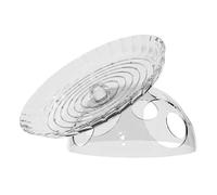 Hamster Flying Saucers Exercise Wheel with Hideouts House Quiet Rotate Running Wheel for Small Pet Household Running Disc Toy