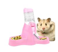 Hamster Food and Water Bowl 80ml BPA Free No Drip Water Bottle