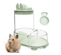 Hamster Food Bowl - Automatic Pet Food Bowl | Removable Large Capacity Stable Dispenser for Hamsters, Hedgehogs, Ferrets, Chinchillas, Birds (Parrots, Pigeons)