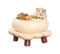 Hamster Food Bowl Ceramic Non-Slip Pet Bath Container