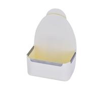 Hamster Food Bowl Fixed Large-capacity Anti-drop Impact-resistant Pet Food Dispenser Bowl For Rabbit Guinea Pig Accessories(White)