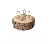 Hamster Foraging Toy, Natural Wooden Treat Box for Guinea Pigs Rabbits Chinchillas, Chew Puzzle Toy with Removable Lid, Encourages Exploration and Fun Habitat Enrichment (Primary color wooden cover)