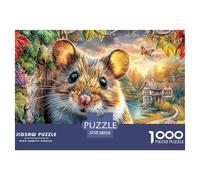 Hamster GardenDynamic 1000-Piece Jigsaw Puzzles for Adults A Treasury of Challenging Puzzle Games for Women And Men - An Excellent Shared Hobby for Adults And Kids Age 12 Years And Up 38x26cm/1000pcs