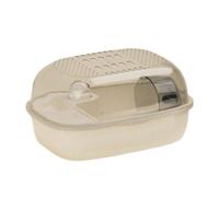 Hamster Habitat Cage Clear Small Animal Activity Center With Exercise Wheel Mice Indoor Home Outdoor Apartment Dorm Travel (A, One Size)