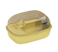 Hamster Habitat Cage Clear Small Animal Activity Center With Exercise Wheel Mice Indoor Home Outdoor Apartment Dorm Travel (C, One Size)