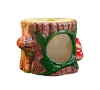 Hamster Habitat - Ceramic Nest for Sleep Enrichment, Hut for Small Animals | For Gerbils, Mice, Chinchillas and Hamsters, Indoor and Outdoor Home