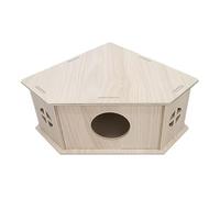 Hamster Habitat Hut,Hamster Habitat Cage - Small Animal Habitat, Sturdy Hamster House for Natural Living, Pet Supplies for Hamster, Gerbils, Guinea Pigs & Small Animals